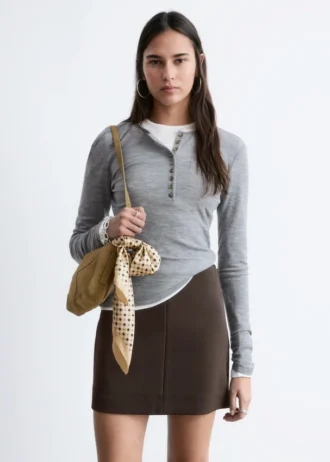 A-Line Mini Skirt