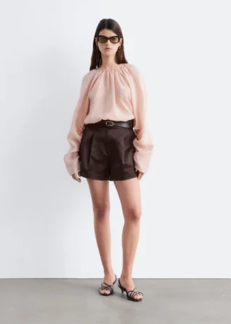 A-Line Satin Shorts