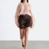 A-Line Satin Shorts