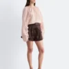 A-Line Satin Shorts