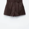 A-Line Satin Shorts