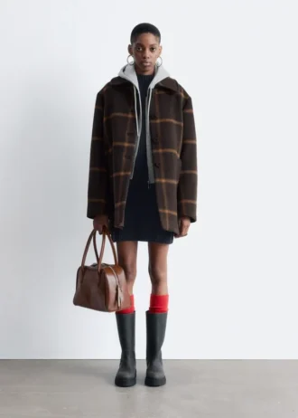 A-line Wool Coat