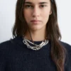 Alpaca-Blend Balloon-Sleeve Jumper