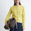 Alpaca-Blend Cardigan