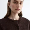 Alpaca-Blend Cardigan
