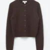 Alpaca-Blend Cardigan