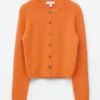 Alpaca-Blend Cardigan