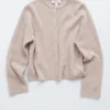 Alpaca-Blend Knitted Cardigan