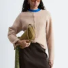 Alpaca-Blend Knitted Cardigan
