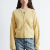 Alpaca-Blend Knitted Cardigan