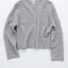 Alpaca-Blend Knitted Cardigan