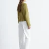 Alpaca-Blend Knitted Cardigan