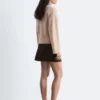 Alpaca-Blend Knitted Cardigan