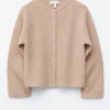 Alpaca-Blend Knitted Cardigan
