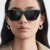 Angular Cat Eye Sunglasses