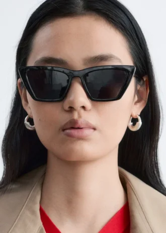 Angular Cat Eye Sunglasses