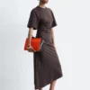 Asymmetric Midi T-Shirt Dress