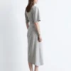 Asymmetric Midi T-Shirt Dress