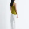 Asymmetric Rib-Knit Tank