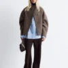 Asymmetric Wool Jacket