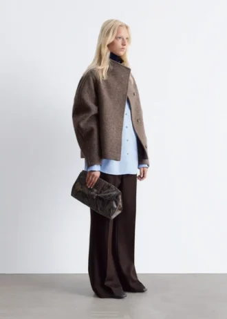 Asymmetric Wool Jacket