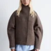 Asymmetric Wool Jacket