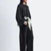 Balloon-Sleeve Blouse
