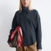 Balloon-Sleeved Tapered Shirt