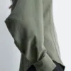 Balloon-Sleeved Tapered Shirt