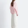 Barrel-Leg Cotton Twill Trousers