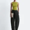 Barrel-Leg Trousers