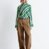 Barrel-Leg Trousers