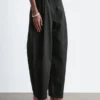 Barrel-Leg Trousers