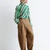 Barrel-Leg Trousers