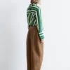 Barrel-Leg Trousers