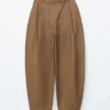 Barrel-Leg Trousers