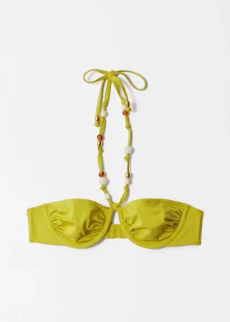 Beaded Balconette Bikini Top