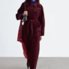 Belted Corduroy Jumpsuit
