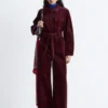 Belted Corduroy Jumpsuit