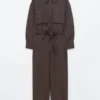 Belted Utility Jumpsuit