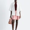 Bias-Cut Viscose Mini Skirt