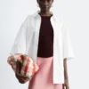 Bias-Cut Viscose Mini Skirt