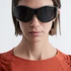 Bold Oval Frame Sunglasses