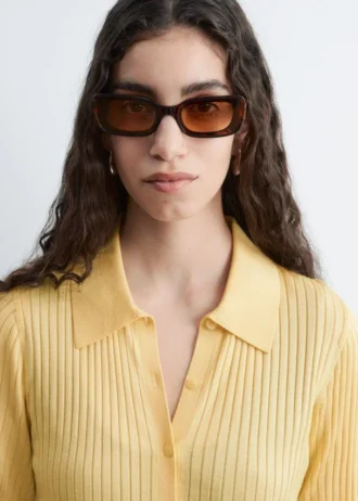 Bold Rectangular Sunglasses