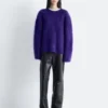 Bootcut Leather Trousers