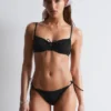 Bow-Detail Underwire Bikini Top