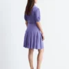 Bow-Neck Mini Dress