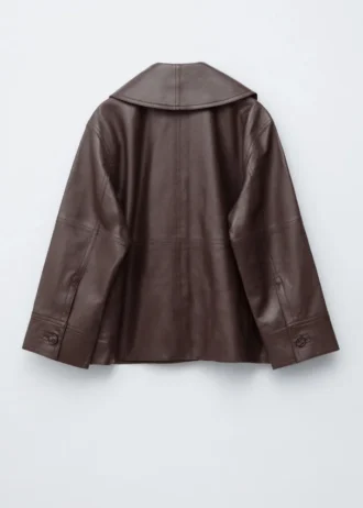 Boxy Nappa Leather Jacket