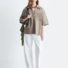 Boxy Short-Sleeve Shirt