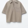 Boxy Short-Sleeve Shirt